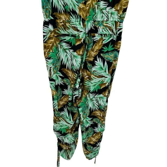 Ralph Lauren Womens Neila Jumpsuit Green tropical sleeveless size 14 new $198 - Picture 10 of 14